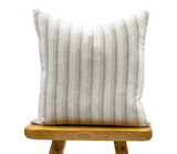 Zoe in Cream and Beige Pillow Cover - Krinto.com
