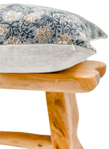 NIAGARA IN BLUE AND TAN PILLOW COVER - Krinto.com