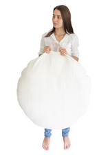 Cream White Mudcloth floor pillow - Krinto.com