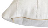 Cream White Mudcloth floor pillow - Krinto.com