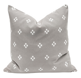 Blue Grey and White Dot Hmong Pillow Cover - Krinto.com