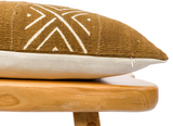 Mustard with White Pattern Pillow Cover - Krinto.com