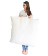 Cream White Mudcloth floor pillow - Krinto.com