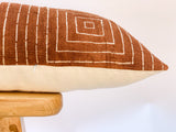 Extra Long Indigo Mudcloth Pillow Cover 14x36 - Krinto.com