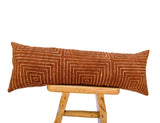 Extra Long Indigo Mudcloth Pillow Cover 14x36 - Krinto.com