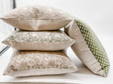 TACOMA IN SOFT BEIGE GREY PILLOW COVER - Krinto.com