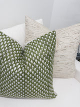 VIRGINIA IN Green Floral Pillow Cover - Krinto.com