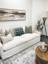 VIRGINIA IN Green Floral Pillow Cover - Krinto.com