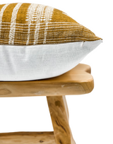MUSTARD SAFFRON VINTAGE INDIAN WOOL PILLOW COVER - Krinto.com