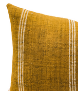 MUSTARD SAFFRON BEIGE INDIAN WOOL PILLOW COVER - Krinto.com