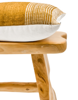 MUSTARD SAFFRON BEIGE INDIAN WOOL PILLOW COVER - Krinto.com