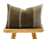 DARK BROWN INDIAN WOOL PILLOW COVER - Krinto.com