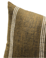 DARK BROWN INDIAN WOOL PILLOW COVER - Krinto.com