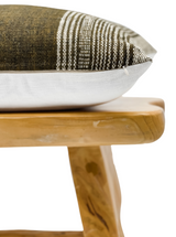 DARK BROWN INDIAN WOOL PILLOW COVER - Krinto.com
