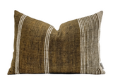 DARK BROWN INDIAN WOOL PILLOW COVER - Krinto.com
