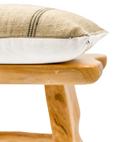 LUMBAR TAN BEIGE INDIAN WOOL PILLOW COVER - Krinto.com