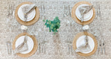 Grey Beige Tablecloth - Krinto.com