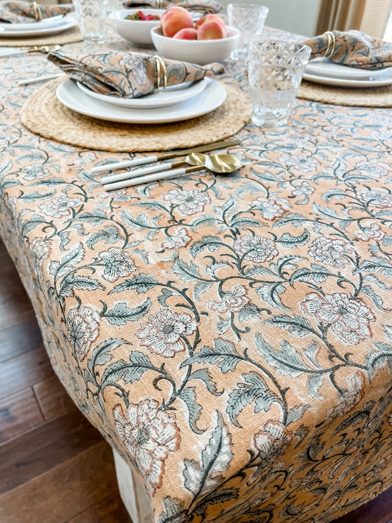 Orange grey Tablecloth - Krinto.com
