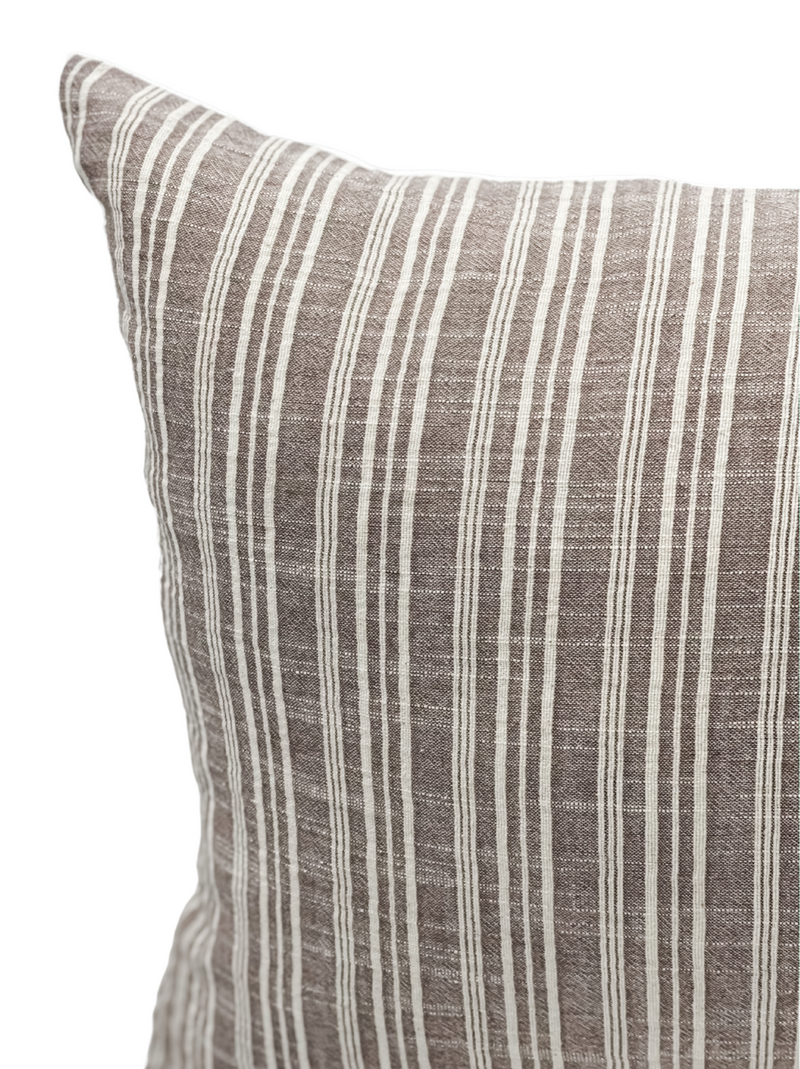 Extra Long Brown and White Pillow Cover - Krinto.com