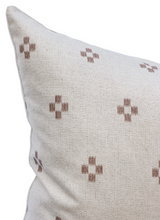 White and tan Dot Hmong Pillow Cover - Krinto.com