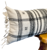 Cream white Vintage Indian Wool Pillow Cover - Krinto.com