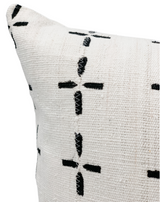 Black Crosses on Cream White pillow Cover - Krinto.com