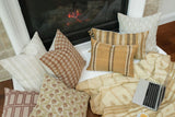 IRA IN TAN BEIGE PILLOW COVER - Krinto.com