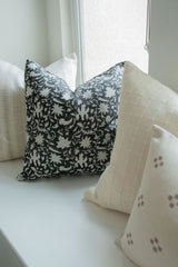 Louise in Black Pillow Cover - Krinto.com