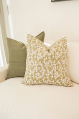 Rustic Solids in Olive Green Pillow Cover - Krinto.com