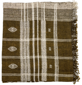 Dark Brown Indian Wool Blanket - Krinto.com