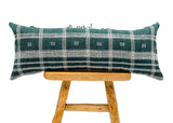 EXTRA LONG TEAL WOOL PILLOW COVER - Krinto.com