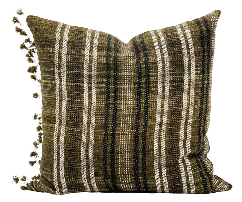 EARTHY BROWN WOOL PILLOW COVER - Krinto.com