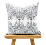 Breanna in Blue and Grey Pillow Cover - Krinto.com