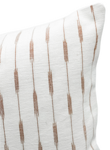 CATALINA IN CREAM WHITE AND WARM TAN BROWN PILLOW COVER - Krinto.com