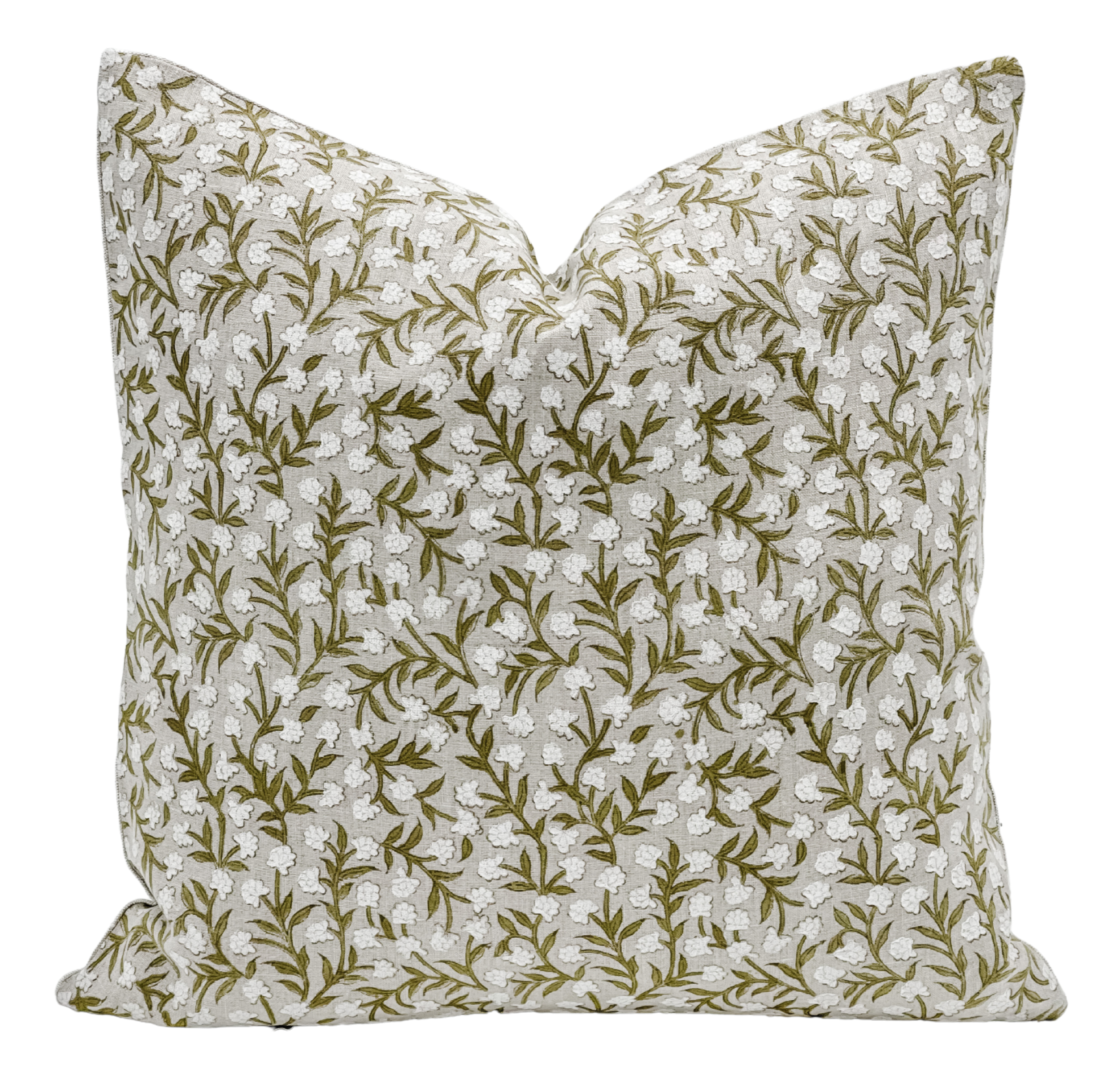 FLEUR IN MOSS PILLOW COVER