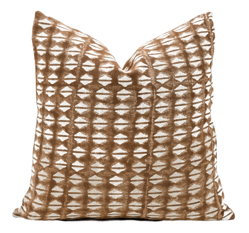IRA IN TAN BEIGE PILLOW COVER - Krinto.com