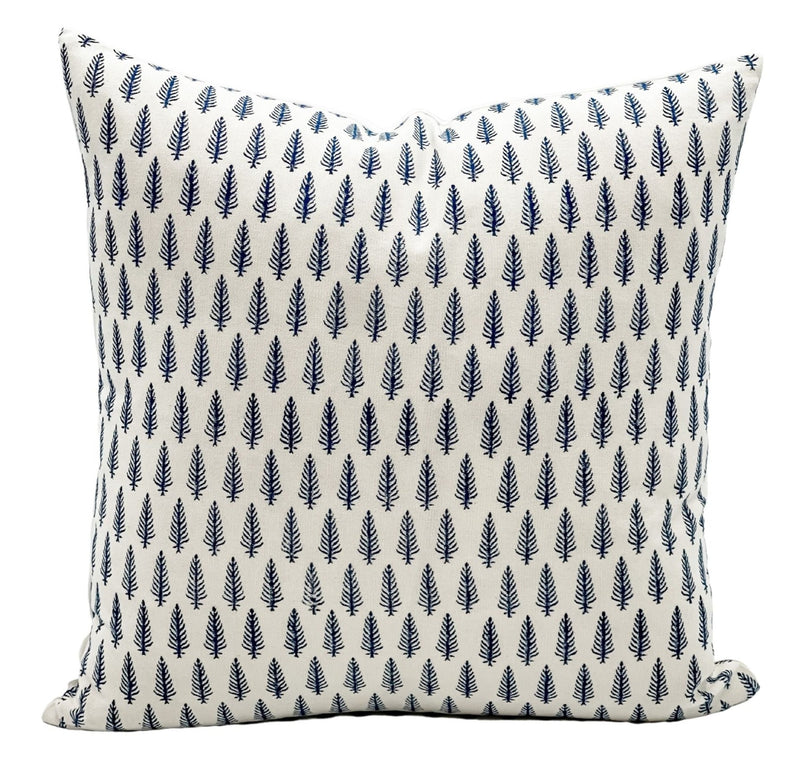 BRINDILLE IN NAVY BLUE PILLOW COVER - Krinto.com