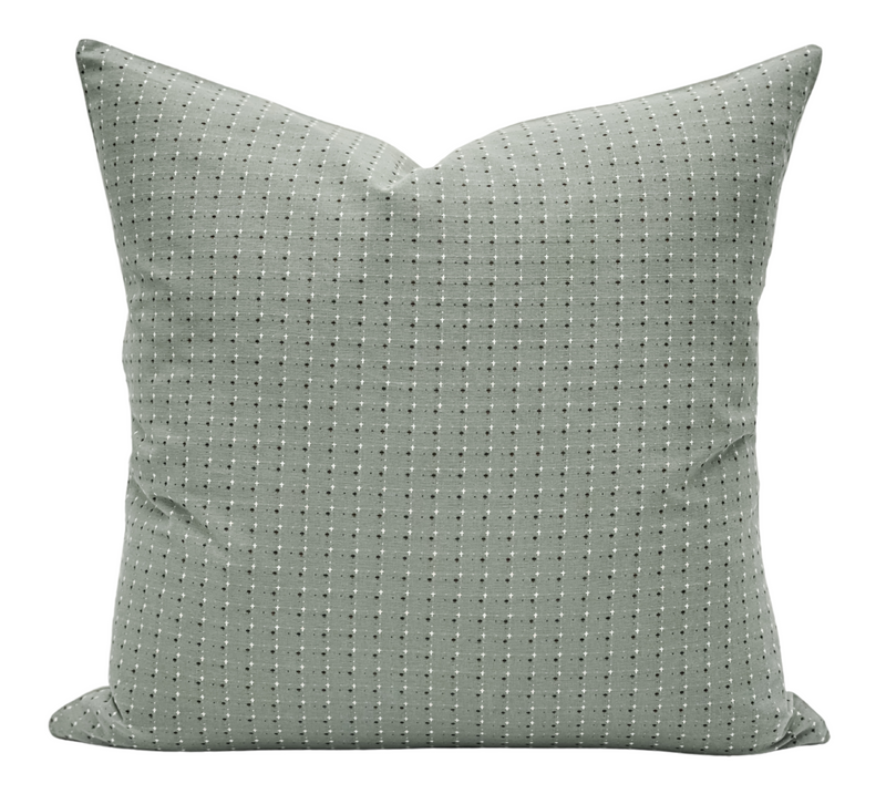 Sage Green Woven Pillow Cover - Krinto.com