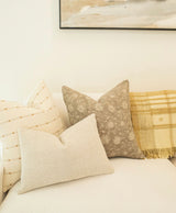 TACOMA IN SOFT BEIGE GREY PILLOW COVER - Krinto.com