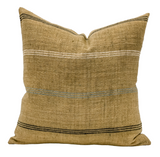 TAN BEIGE VINTAGE INDIAN WOOL PILLOW COVER - Krinto.com
